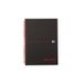 Oxford Notitieboek Black n' Red A5 Karton 70v Ruit 5mm Ass