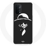 Maniacase Hoesje voor Oppo A54 5G One piece Manga Luffy Art