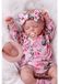 Merkloos Reborn babypop 20 inch - Slapend pasgeboren meisje - Zacht stoffen lichaam met accessoires