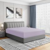 Cathay Home Luxe hoeslaken, ultrazacht, dubbel geborsteld, kreuk- en kleurecht, standaard zakdiepte, 35,6 cm, lavendel, eenpersoonsbed