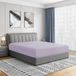 Cathay Home Luxe hoeslaken, ultrazacht, dubbel geborsteld, kreuk- en kleurecht, standaard zakdiepte, 35,6 cm, lavendel, eenpersoonsbed