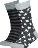 Tommy Hilfiger KIDS SOCK 2P STARS AND STRIPES Kinderen Sokken Maat 27-30