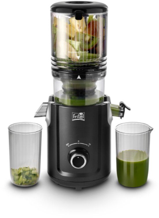 Fritel SJ 5330 Slowjuicer 300 W Zwart, Transparant