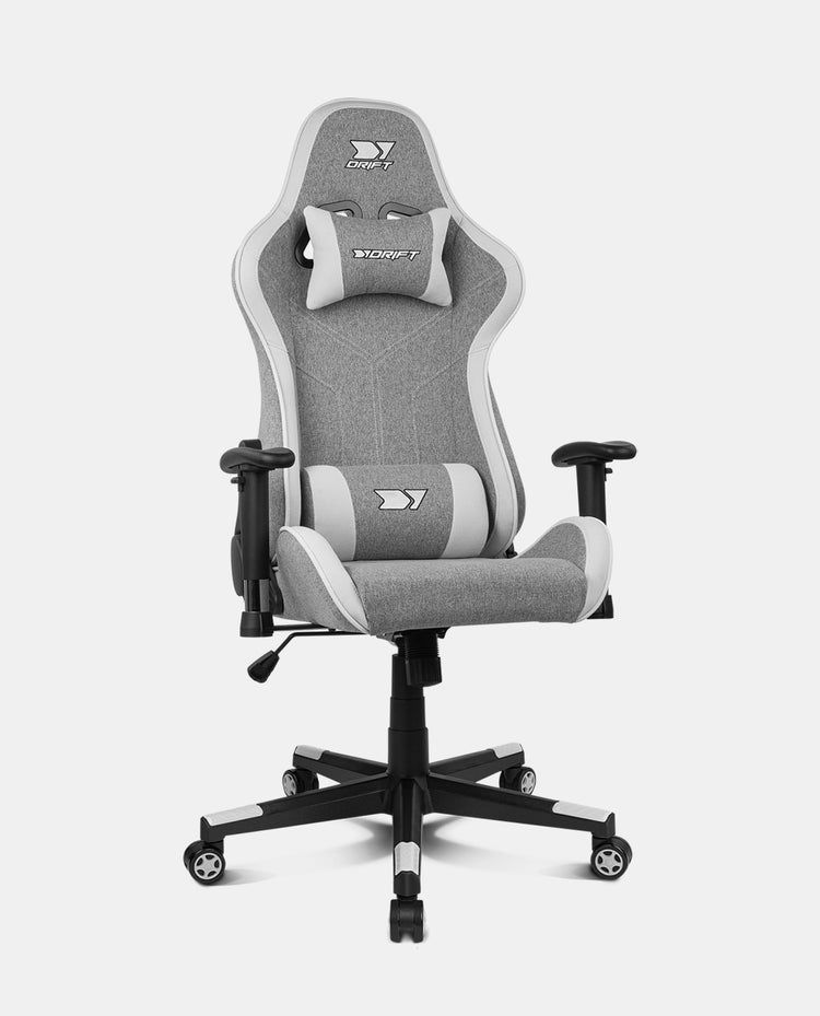 DRIFT DR90 PRO PC-gamestoel Gecapitonneerde zitting Grijs, Wit