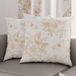 PETTI Artigiani Italiani - 1 paar kussenslopen 60 x 60 cm van microvezel, decoratief kussen voor slaapkamer, bank, woonkamer, set van 2 kussenslopen, kussensloop Botanic 03 taupe, 100% Made in Italy