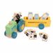 Chicco Houten Koeientraktor met Aanhangwagen & Melkflessen - Educatief Speelgoed (2+)