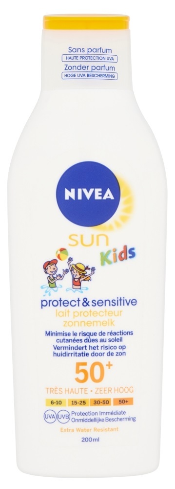 Nivea Sun Kids Protect & Sensitive Zonnemelk SPF50