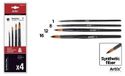 Artix Pinceaux synthétiques, 4 pièces