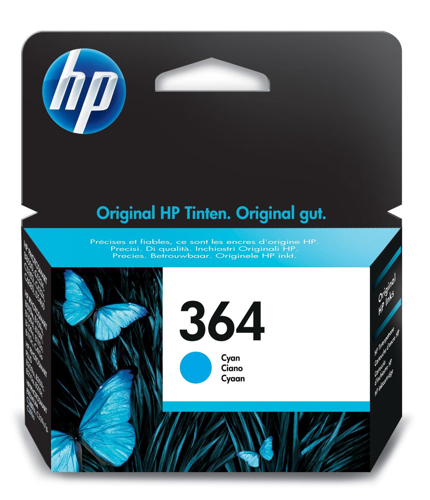 HP 364 Original Cyan Ink Cartridge
