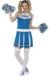 Smiffys Déguisement -XS- Cheerleader Bleu