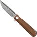 Böker Plus Cataclyst 42 Flipjoint Damascus 01BO479DAM Micarta marron couteau de poche