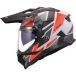 LS2 Helm Pioneer II Block MX702 grijs / rood maat XS