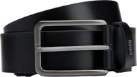 BOSS leren heren riem - zwart