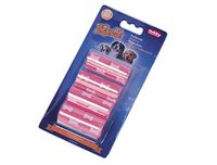 Nobby TidyUp Kotzak met botdruk fuchsia 4 rollen á 15 zak