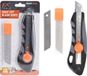 FX Tools Couteau rétractable + 10 lames Noir/Orange