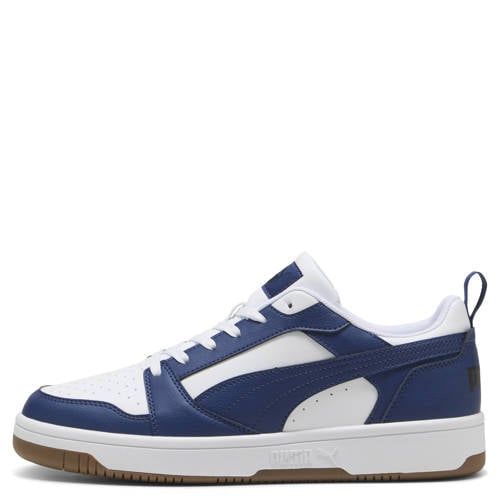 Puma Rebound V6 sneakers wit/kobaltblauw