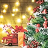 Daisy Kerst thema servetten - 20x st - 33 x 33 cm - kerst tafereel - papier - feestservetten - kerstversiering