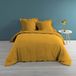 Douceur Linge promotionnel Dekbedovertrek Percale Effen Katoen Geel Tweepersoons 240x260 cm