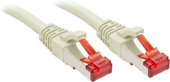 LINDY 47711 RJ45 Netwerkkabel, patchkabel CAT 6 S/FTP 30.00 m Grijs Snagless 1 stuk(s)