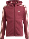 Adidas 3 Striker Fl Sweatshirt Met Rits Rood 4-5 Years Jongen