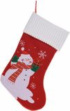 Chaussettes de Noël avec imprimé bonhomme de neige 46 cm - décorations de Noël chaussettes de cheminée