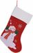 Chaussettes de Noël avec imprimé bonhomme de neige 46 cm - décorations de Noël chaussettes de cheminée