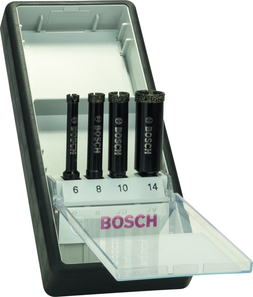 Bosch Bosch - 4-delige Robust Line set diamantboren voor nat boren 6; 8; 10; 14 mm