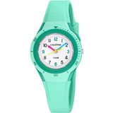 Calypso K5856/2 Unisex Polshorloge Groen Siliconen Wit