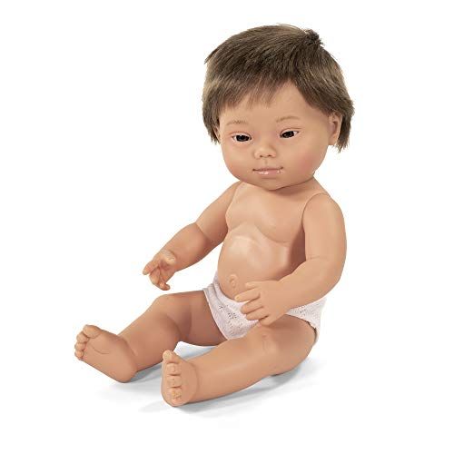 Miniland 31068 Doll Down Syndroom CAUCASIAN BOY 38CM