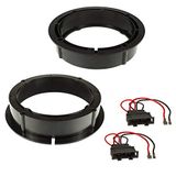 Sound-way Luidspreker Luidsprekerframe Speakers Autoradio compatibel met Volkswagen, Audi