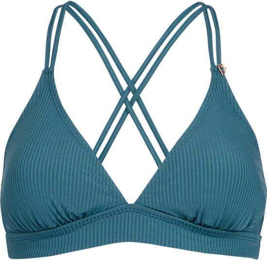 Brunotti Delphinia-Rib Bralette Bikini Top Dames Mediterranea 36