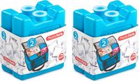 Plasticforte kleine koelelementen - 8 stuks - 100 gram - blauw