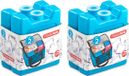 Plasticforte kleine koelelementen - 8 stuks - 100 gram - blauw