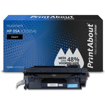 PrintAbout Huismerk HP 05A (CE505A) Toner Zwart - Compatibel