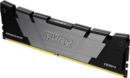 Kingston FURY Renegade - DDR4 - module - 16 GB: 1 x 16 GB - DIMM 288-PIN - 4000 MT/s / PC4-32000 - CL19 - 1.35 V - niet-gebufferd - niet-ECC - zwart