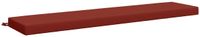 vidaXL - Bankkussen - SOEST - 100% Polyester - Rood - 170 x 40 x 8 cm