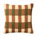 Chhatwal & Jonsson Coussin Marari Abricot Orange-Cactus Vert, 50x50 cm