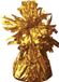 Merkloos / Sans marque Haza Ballon gewichtje - 8x - goud - 170 gram - helium ballontrosje