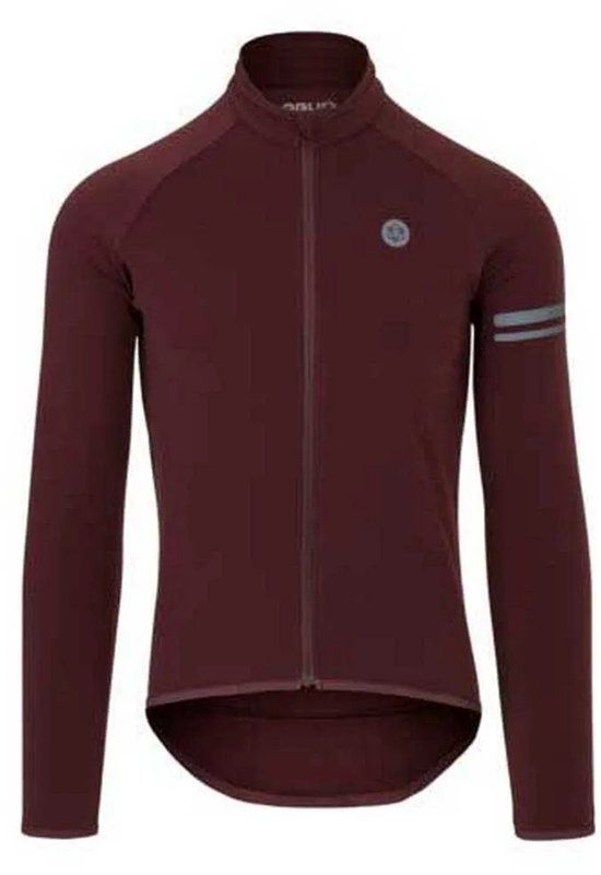 AGU Thermo Fietsshirt Lange Mouwen Essential Heren - Paars - S