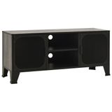 VidaXL TV-meubel 105x36x47 cm metaal en MDF grijs