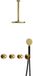 Hotbath Cobber - CW7067 - Inbouw Regendoucheset - Geborsteld Messing PVD