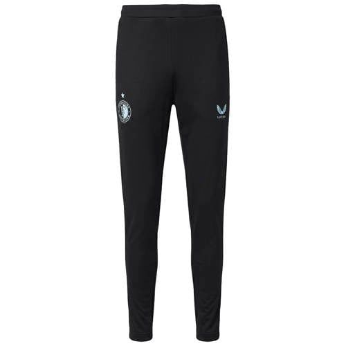 Castore senior Feyenoord voetbalbroek training - zwart/lichtblauw
