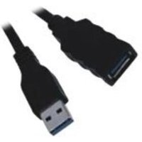 MCL Samar MCL - USB-verlengkabel - USB type A (M) naar USB type A (V) - USB 3.0 - 1.8 m - zwart