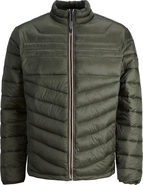 JACK & JONES PLUS SIZE JJEHERO Puffer Jas Heren 6XL - Groen