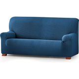 ECOMMERC3 Bi-elastische jacquard-bankhoes, maat 2-zits, blauw