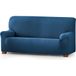 ECOMMERC3 Bi-elastische jacquard-bankhoes, maat 2-zits, blauw
