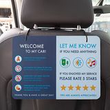 NIVRANA Rideshare-autobord, 2-pack