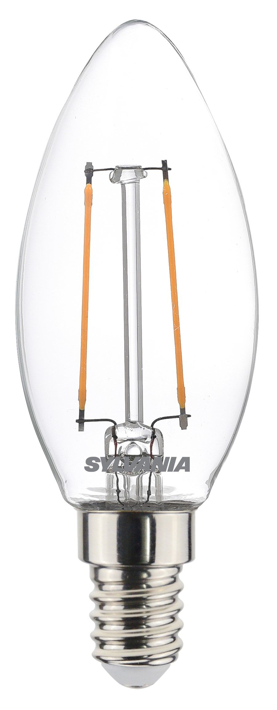 Sylvania ToLEDo Retro Candle V5 CL - LED Lamp - E14 - 2.5W - 2700K - 250 lm