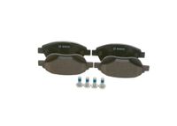 Bosch 0986494038 Jeu de 4 plaquettes de frein à disque d'origine