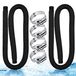 Set de 2 tuyaux de piscine avec colliers de serrage pour aspiration